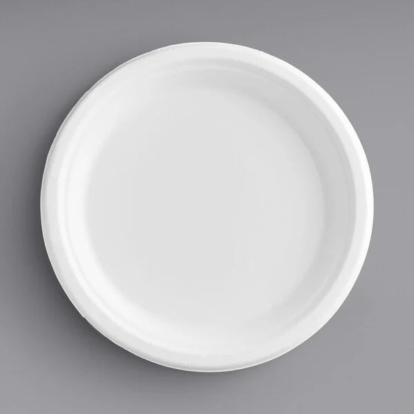 Bagasse 10" Round Plate 500/Case