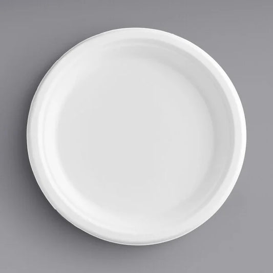 Bagasse 10" Round Plate 500/Case