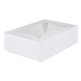 Bakery Box with Window, White, 14x10x4 [100/Case]
