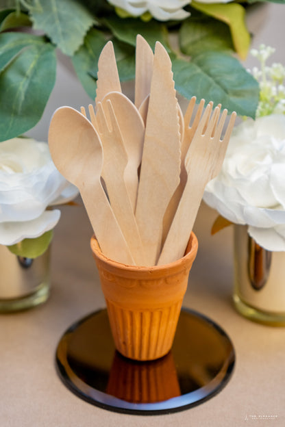 160 MM Wooden Fork [Pack of 100]