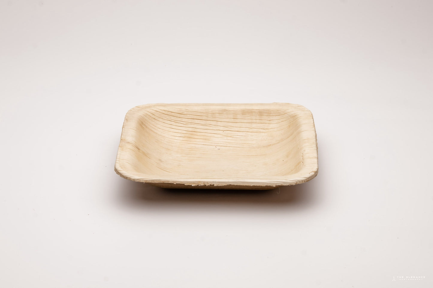 ARECA 4.5 INCH SHALLOW SQUARE PLATE [Pack of 25]