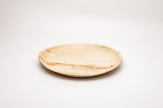 ARECA 9 INCH SHALLOW ROUND PLATES [Pack of 100]