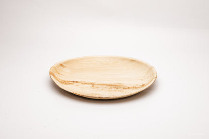 ARECA 7 INCH SHALLOW ROUND PLATE [Pack of 25]