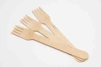 160 MM Wooden Fork [Pack of 100]